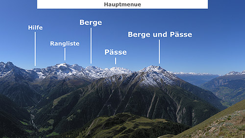 Panorama photo in App Welcher Berg