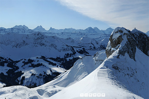 Interactive 360° Gigapixel panoramic picture of the Bernese Alps.