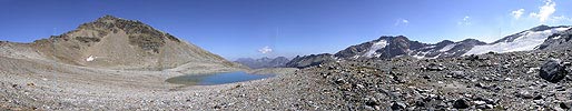 P000031: Panoramabild Fanellgletscher, Vals