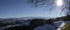 P000086: Panorama Wintertag auf der Moosegg, Emmental