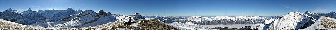 P000742: Panorama Simelwang/Faulhorn, Grindelwald