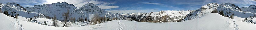 P000764: Panoramafoto Mässersee, Binntal, Wallis