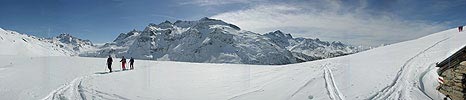 P000791: Panoramafoto Gand, Binntal, Wallis