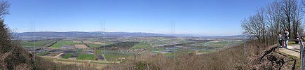 P000875: Panoramabild Mont Vully, Seeland, Mittelland