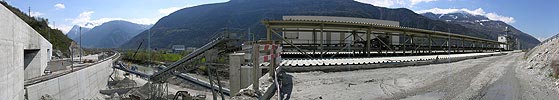 P000930: Panoramafoto NEAT-Südportal (Lötschberg)