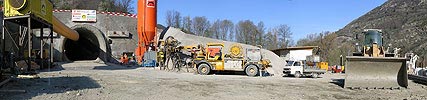 P000939: Panoramabild Tunnelbaustelle