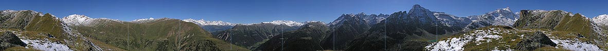P001342: 360° Gipfelpanorama Meiggerhorn (Saflischtal)