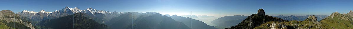 P001434: 360° Gipfelpanorama Schynige Platte