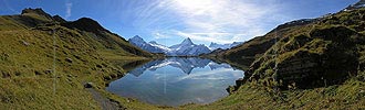 P001447: Panoramaaufnahme Bachalpsee, Jungfrauregion