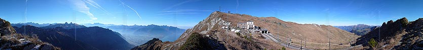P001553: Panorama Bergstation Rochers de Naye