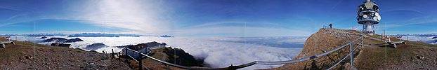 P001571: Panoramafoto Rigi Kulm, Zentralschweiz