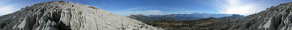 P001581: Panorama Karstlandschaft vor den Sieben Hengsten