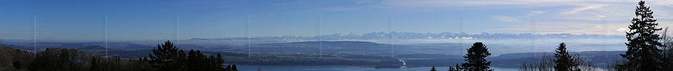 P001892: Panoramabild Mittelland und Alpenpanorama