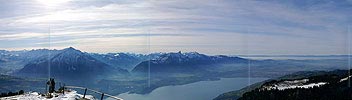 P001913: Panorama Niesen und Thunersee vom Niederhorn