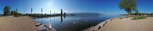 P002223: Panorama Yverdon und Neuenburgersee