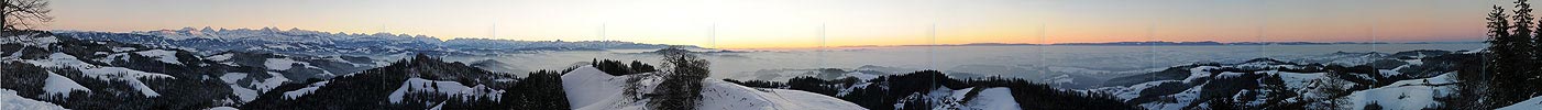 P002926: Panoramabild Sonnenuntergang