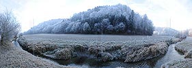 P003007: Panoramafoto Renaturierter Bachlauf