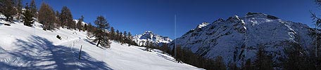 P003043: Panorama Winterlandschaft Im Binntal