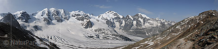 P003742: Hochauflösendes Panoramabild Berninagruppe