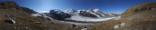 P004039: Panoramabild Gornergletscher