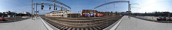 P004316: Panoramabild Eisenbahn der Schweizerischen Bundesbahnen SBB