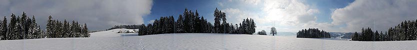 P004424: Panoramabild Winterlandschaft Emmental