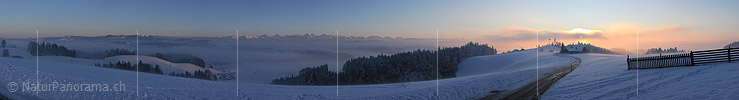 P004503a: Panorama Winterliche Abendstimmung