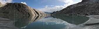 P005593: Panoramabild Spiegelung im Gruebensee (Gröebeseewli)