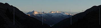 P005695: Panorama Morgenstimmung mit Doldenhorn und Blüemlisalp von Süden