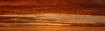 P005903: Panoramabild Glühender Himmel
