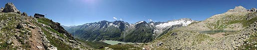 P006433: Panoramabild Bergsee und Bergseehütte