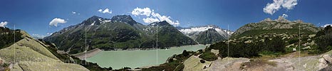 P006441: Panoramabild Göscheneralpsee und Dammastockmassiv