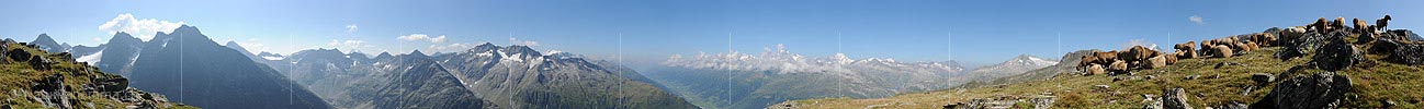 P006630: Gipfelpanorama Vorder Berg (Obergoms)
