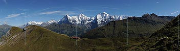P006721: Panoramabild Dreigestirn Eiger, Mönch und Jungfrau