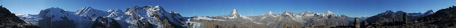 P006753: 360° Gigigapixel-Panorama Gornergrat Matterhorn Zermatt