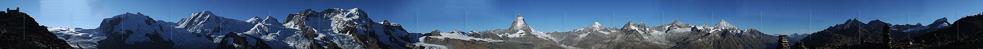 P006753a: ENTWURF: 360° Gigigapixel-Panorama Gornergrat Matterhorn Zermatt