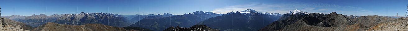 P006783: Gipfelpanorama Augstbordhorn (Augstbordregion)