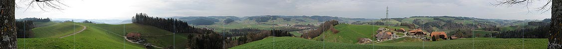 P007272: 360° Panoramabild Brandishueb (Lützelflüh, Emmental)