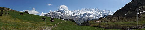 P007530: Panoramabild Spilbodenalp, Mürren