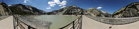 P007705: Panorama Staumauer Räterichsbodensee (Stausee)