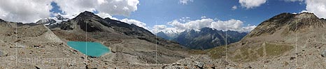 P008056: Panoramabild Bergsee im Saastal