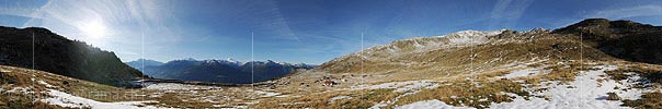 P008532: Panoramabild Obere Feselalp (Jeizinen)