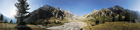 P008634a: 360° Panoramabild Naturlandschaft im Gasterntal