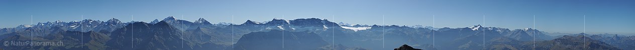 P008649: Gipfelpanorama Albristhorn: Wetterhorn - Gummfluh
