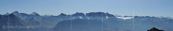 P008649a: Gipfelpanorama Albristhorn: Hockenhorn - Petit Combin