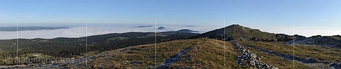 P008733: Panoramabild Juralandschaft am Mont Tendre