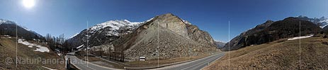 P009244: Panoramabild Bergsturz bei Randa