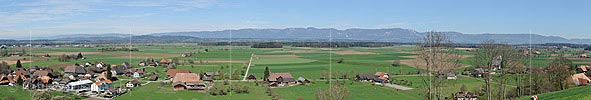 P009341a: Panoramabild Berner Mittelland und Jura