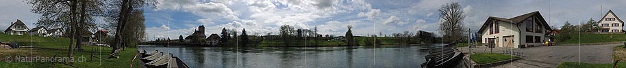 P009402: Panoramabild Aare bei Aarwangen