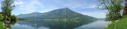 P009758: Panoramafoto Rigi und Zugersee